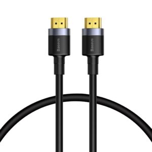 CABLU video Baseus Cafule, HDMI (T) la HDMI (T), rezolutie maxima 4K UHD (3840 x 2160) la 60 Hz, conectori auriti, 1m, negru "CADKLF-E01" (timbru verde 0.18 lei) - 6953156218185