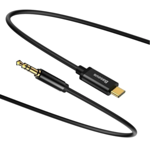 CABLU AUDIO Baseus Yiven, 1 x USB Type-C (T) la 1 x Jack 3.5mm (T), lungime cablu 1.2m, negru "CAM01-01" (timbru verde 0.18 lei) - 6953156262553