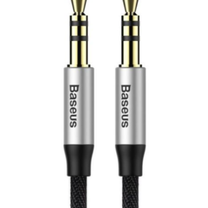 CABLU AUDIO Baseus Yiven, 1 x Jack 3.5mm (T) la 1 x Jack 3.5mm (T), lungime cablu 1m, gri/negru "CAM30-BS1" (timbru verde 0.18 lei) - 6953156257184
