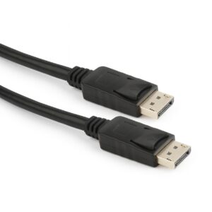 CABLU video GEMBIRD, DisplayPort (T) la DisplayPort (T), 1m, rezolutie maxima 4K (3840 x 2160) la 60 Hz, negru, "CC-DP-1M" (timbru verde 0.18 lei)