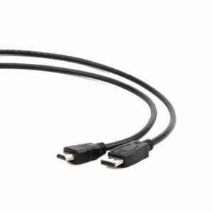 CABLU video GEMBIRD, adaptor DisplayPort (T) la HDMI (T), 1m, negru, "CC-DP-HDMI-1M" (timbru verde 0.08 lei)