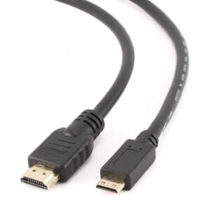 CABLU video GEMBIRD, adaptor HDMI (T) la Mini-HDMI (Type C)(T), 3m, conectori auriti, rezolutie maxima 4K DCI (4096 x 2160) la 60 Hz, negru, "CC-HDMI4C-10" (timbru verde 0.8 lei)