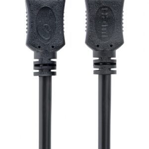 CABLU video GEMBIRD, HDMI (T) la HDMI (T), 0.5m, conectori auriti, rezolutie maxima 4K (3840 x 2160) la 60 Hz, negru, "CC-HDMI4L-0.5M" (timbru verde 0.08 lei)