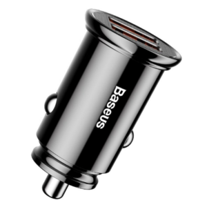 INCARCATOR auto Baseus Circular Plastic, Quick Charge 30W, 2 x USB Output 4.5V/5A, pt. bricheta auto, negru "CCALL-YD01" (timbru verde 0.18 lei) - 6953156286511