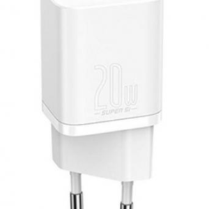 INCARCATOR retea Baseus Speed Mini, Quick Charge 20W, 1 x USB Type-C 5V/3.0A, alb "CCFS-SN02" (timbru verde 0.18 lei) - 6953156201705