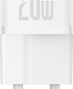 INCARCATOR retea Baseus, GaN5 Fast Charger mini 20W, 1 x USB Type-C 5V/3A, alb "CCGN050102" (timbru verde 0.18 lei) - 6932172625320