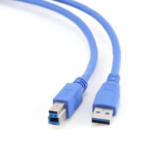 CABLU USB SPACER pt. imprimanta, USB 3.0 (T) la USB 3.0 Type-B (T), 1.8m, albastru, "SPPR-USB3m-USBBm-1.8-BL"