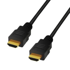 CABLU video LOGILINK, HDMI (T) la HDMI (T), 5m, conectori auriti, rezolutie maxima 8K (7680 x 4320) la 60 Hz, negru, "CH0080" (timbru verde 0.8 lei)