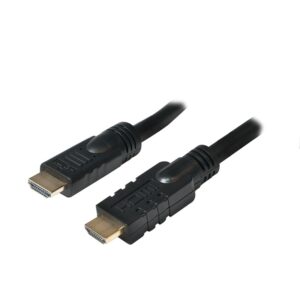 CABLU video LOGILINK, HDMI (T) la HDMI (T), 15m, conectori auriti, rezolutie maxima 4K UHD (3840 x 2160) la 30 Hz, negru, "CHA0015" (timbru verde 2.00 lei)