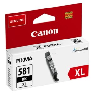 Cartus Cerneala Original Canon Black, CLI-581XLBK, pentru Pixma TR7550|TR8550|TS6150|TS6250|TS705|TS8150|TS8250|TS9150|TS9155|TS9550, 312, (timbru verde 0.15 lei), "2052C001AA"