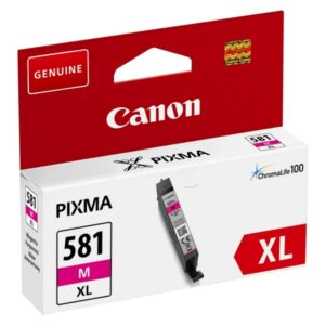 Cartus Cerneala Original Canon Magenta, CLI-581XLM, pentru Pixma TR7550|TR8550|TS6150|TS6250|TS705|TS8150|TS8250|TS9150|TS9155|TS9550, , (timbru verde 0.15 lei), "2050C001AA"