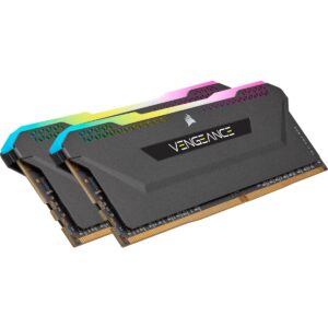 Memorie DDR Corsair DDR4 16 GB, frecventa 3200 MHz, 8 GB x 2 module, radiator, iluminare RGB, "CMH16GX4M2E3200C16"