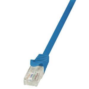 PATCH CORD UTP LOGILINK Cat5e, cupru-aluminiu, 0.25 m, albastru, AWG26, "CP1016U" (timbru verde 0.08 lei)