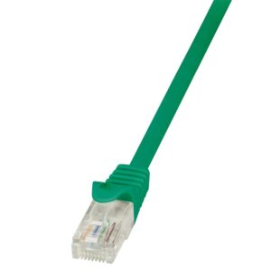 PATCH CORD UTP LOGILINK Cat5e, cupru-aluminiu, 1 m, verde, AWG26, "CP1035U" (timbru verde 0.08 lei)