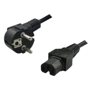 CABLU alimentare LOGILINK 2m, intrare Schuko, iesire C15, 10A, black, "CP105" (timbru verde 0.08 lei)