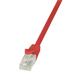PATCH CORD UTP LOGILINK Cat6, cupru-aluminiu, 1.5 m, rosu, AWG24, "CP2044U" (timbru verde 0.18 lei)