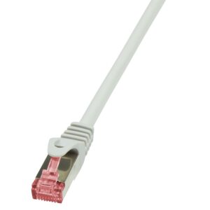 PATCH CORD S/FTP LOGILINK Cat6, LSZH, cupru, 2 m, gri, AWG27, dublu ecranat "CQ2052S" (timbru verde 0.08 lei)