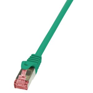 PATCH CORD S/FTP LOGILINK Cat6, LSZH, cupru, 7.5 m, verde, AWG27, dublu ecranat "CQ2085S" (timbru verde 0.8 lei)