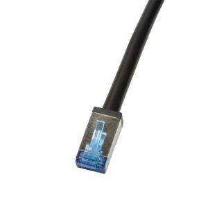 PATCH CORD S/FTP LOGILINK Cat6a, cupru, 3 m, negru, AWG26, dublu ecranat, outdoor, "CQ7063S" (timbru verde 0.08 lei)