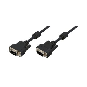 CABLU video LOGILINK, VGA (T) la VGA (T), 15m, dublu ecranat, negru, "CV0017" (timbru verde 2.00 lei)