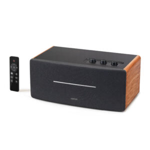 BOXE EDIFIER desktop bluetooth, RMS: 70W (2 x 20W, 2 x 15W), Bluetooth 5.0, RCA, AUX, Line-Out, brown, "D12-BR"  (timbru verde 0.8 lei)