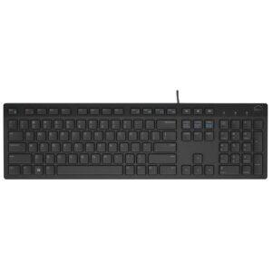 TASTATURI DELL, "KB216", cu fir, 104 taste format standard (104-108 taste), USB, negru, "580-ADHY"  (timbru verde 0.8 lei)