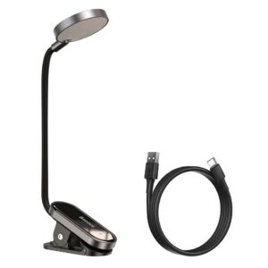 LAMPA pentru citit Baseus Comfort, LED, 3 trepte intensitate luminoasa, acumulator 400mAh, culoare 4000k "DGRAD-0G" 45507218 (include timbru verde 0.18 lei) - 6953156223523