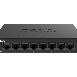 SWITCH D-Link, Gigabit x 8, carcasa metalica, "DGS-108GL" (timbru verde 2 lei)