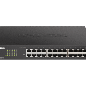 SWITCH D-LINK SMART 24 porturi Gigabit  carcasa metalica, rackabil, "DGS-1100-24V2/E" (timbru verde 2 lei)