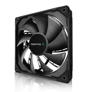 VENTILATOR  DEEPCOOL PC TF120S BLACK, 120x120x25 mm, 1500rpm, control PWM, fara LED, 1 ventilator, 4-pin PWM, negru, "DP-GS-H12FDB-TF120S-BK"