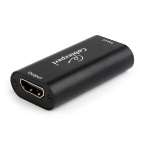 REPEATER semnal GEMBIRD, HDMI (M) la HDMI (M), extindere semnal pana la 40m, negru, "DRP-HDMI-02" (timbru verde 0.08 lei)
