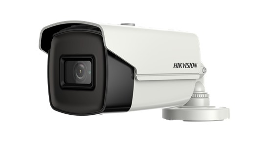 CAMERA supraveghere HIKVISION bullet, pt. exterior, dist. IR 60 m, lentila fixa 2.8 mm, 5 Mpx, cu fir, carcasa metal, "DS-2CE16H8T-IT3F28" (timbru verde 0.8 lei)