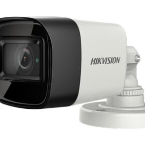 CAMERA supraveghere HIKVISION bullet, pt. exterior, dist. IR 30 m, lentila fixa 2.8 mm, 5 Mpx, cu fir, carcasa metal, "DS-2CE16H8T-ITF2.8" (timbru verde 0.8 lei)