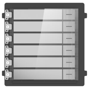 MODUL DE EXTENSIE CU 6 BUTOANE APELARE, "DS-KD-KK/S" (timbru verde 0.18 lei)