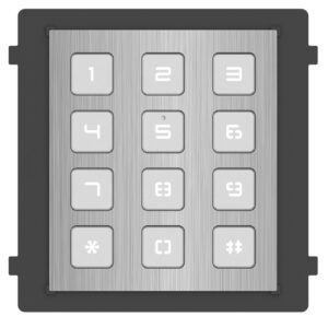 MODUL TASTATURA VIDEOINTERFON, "DS-KD-KP/S" (timbru verde 0.18 lei)