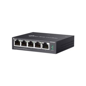 SWITCH TP-LINK Omada, 5-Port Gigabit Unmanaged, cu 4-Port PoE+, carcasa metalica "DS105GP" (timbru verde 2 lei)