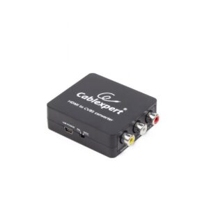 ADAPTOR video GEMBIRD, splitter HDMI (M) la Composite video + audio L/R (M) x 2, rezolutie maxima Full HD (1920 x 1080) la 60Hz, black, "DSC-HDMI-CVBS-001" (timbru verde 0.08 lei)