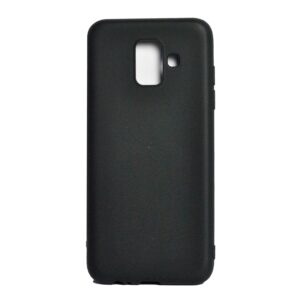 Husa Samsung A6 DUOS 2018 Spacer, negru, grosime 1 mm, material flexibil TPU, ColorFull Matt Ultra negru "SPT-MUT-SA.A6D2018"