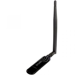 ADAPTOR RETEA D-LINK, extern wireless 2.4 GHz, USB 2.0, antena 5dB detasabila, port, 300 Mbps, "DWA-137" (timbru verde 0.18 lei)
