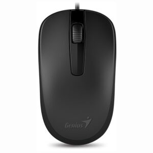 MOUSE Genius, "DX-110", PC sau NB, cu fir, USB, optic, 1000 dpi, butoane/scroll 3/1, , negru, "31010116100" (timbru verde 0.18 lei)