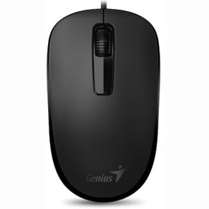 MOUSE Genius, "DX-125", PC sau NB, cu fir, USB, optic, 1000 dpi, butoane/scroll 3/1, , negru, "31010106100" (timbru verde 0.18 lei)