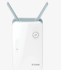 RANGE EXTENDER D-LINK wireless AX1500Mbps, 1 port Gigabit, 2 antene externe, dual band AX1500, 2.4GHz si 5GHz, EAGLE PRO AI, 2 x2 Wi-Fi 6, "E15", (timbru verde 2 lei)