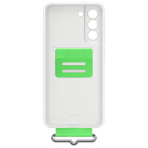 Galaxy S21 FE; Silicone Cover with Strap; White "EF-GG990TWEGWW"