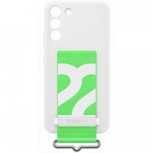 Galaxy S22 Plus; Silicone Cover with Strap; White "EF-GS906TWEGWW"