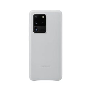 HUSA Smartphone Samsung, pt Galaxy S20 Ultra, tip back cover (protectie spate), piele, ultrasubtire, gri, "EF-VG988LSEGEU"