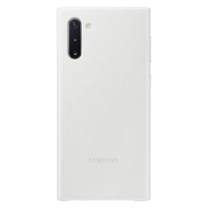 HUSA Smartphone Samsung, pt Galaxy Note 10, tip back cover (protectie spate), piele, ultrasubtire, alb, "EF-VN970LWEGWW"