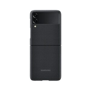 HUSA Smartphone Samsung, pt Galaxy Z Flip3, tip back cover (protectie spate), policarbonat, ultrasubtire, negru, "EF-XF711SBEGWW"