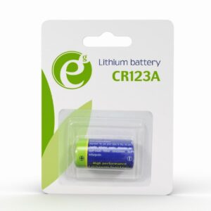 BATERIE GEMBIRD CR123, 3V litiu, 1 buc., "EG-BA-CR123-01" (timbru verde 0.08  lei)
