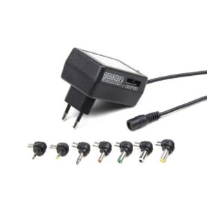 ALIMENTATOR retea 220V GEMBIRD, 7 conectori circulari, 12 W, "EG-MC-008" (timbru verde 0.18 lei)
