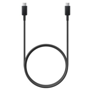 CABLU alimentare smartphone Samsung, USB Type-C (T) la USB Type-C (T), cauciuc, lungime 1 m, negru, "EP-DN975BBEGWW" (timbru verde 0.08 lei)